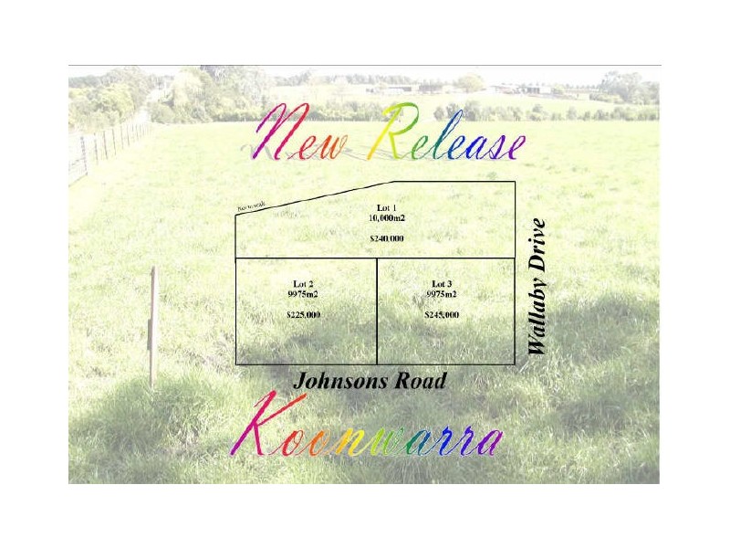 Lot 1, 2 and 3/ Cnr Johnsons Road & Wallaby Drive, Koonwarra VIC 3954