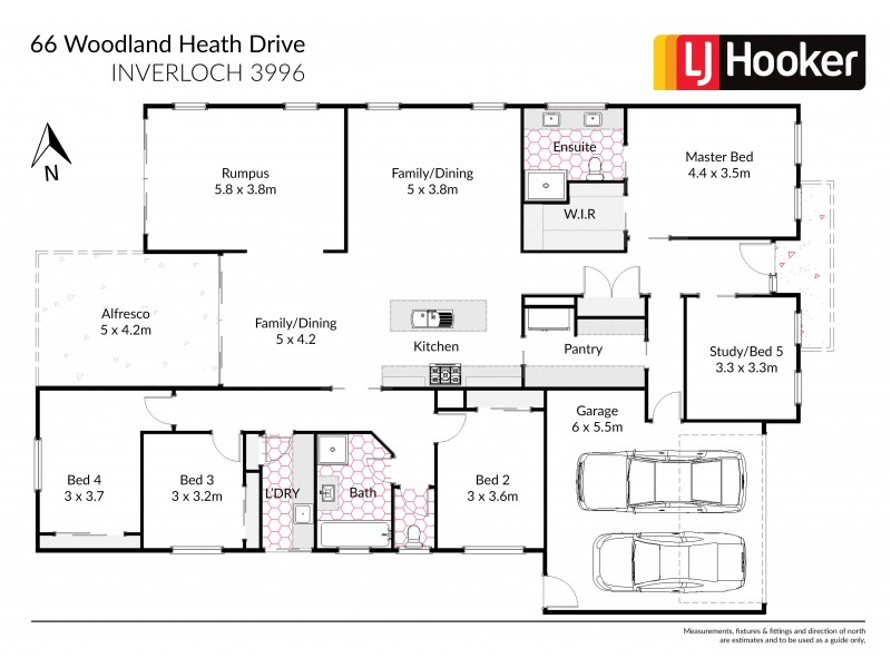 66 Woodland Heath Drive, Inverloch VIC 3996 Floorplan