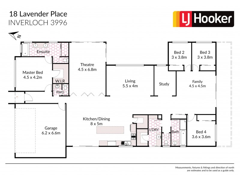 18 Lavender Place, Inverloch VIC 3996 Floorplan