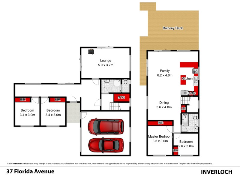 37 Florida Avenue, Inverloch VIC 3996 Floorplan