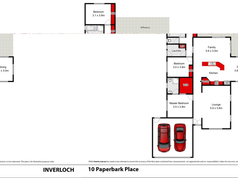10 Paperbark Place, Inverloch VIC 3996 Floorplan