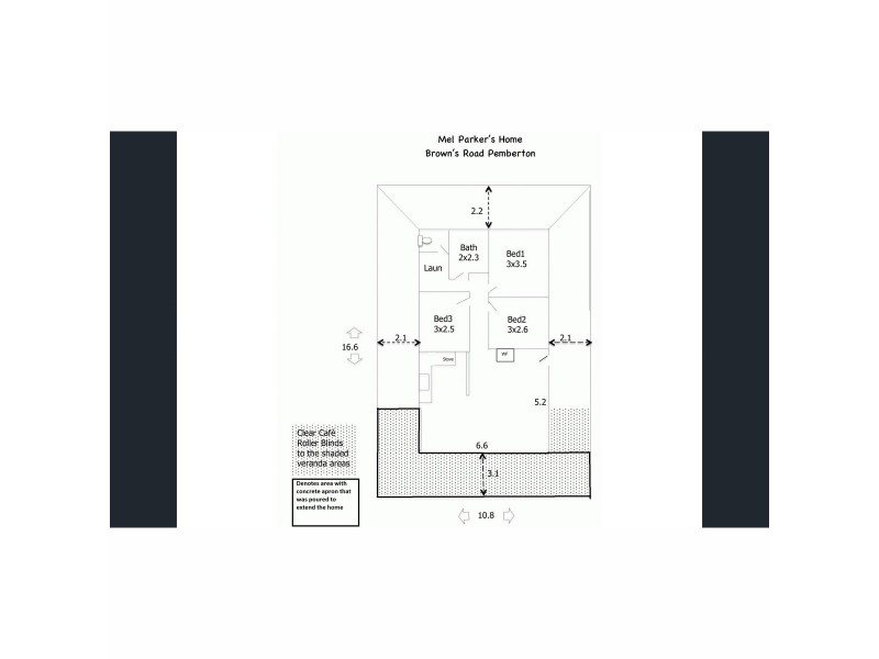 214 Browns Road, Pemberton WA 6260 Floorplan