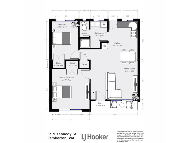 3/19 Kennedy Street, Pemberton WA 6260 Floorplan