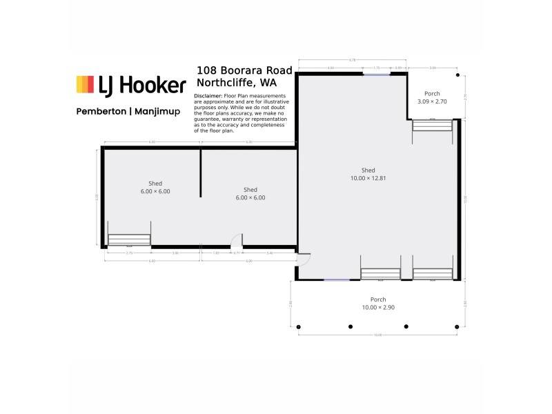 108 Boorara Road (Boorara Brook), Northcliffe WA 6262 Floorplan