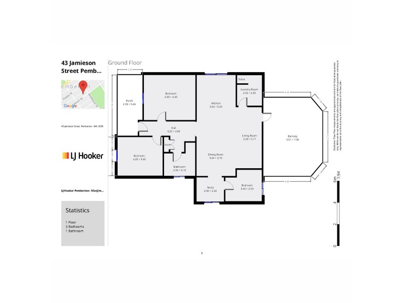 43 Jamieson Street, Pemberton WA 6260 Floorplan