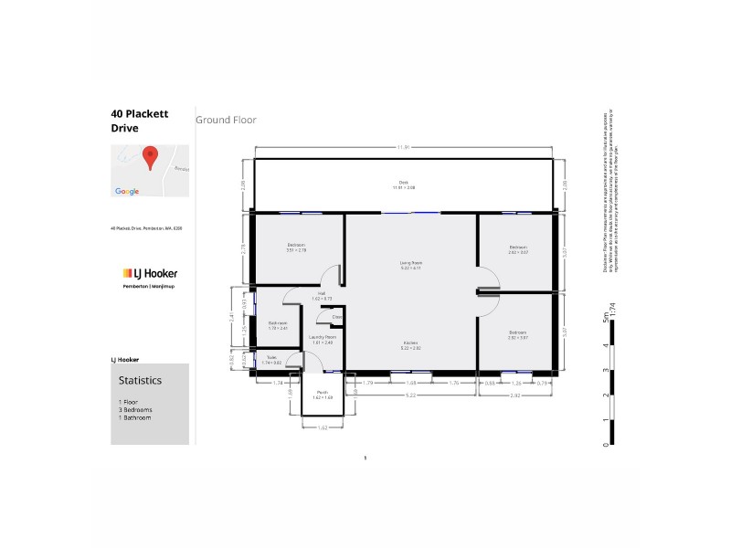 40 Plackett Drive, Pemberton WA 6260 Floorplan