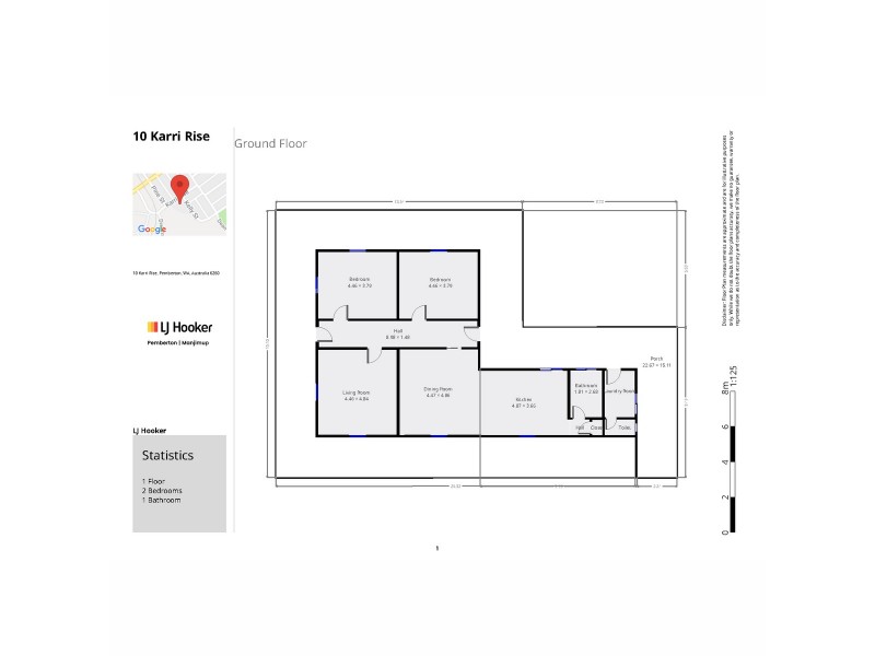 10 Karri Rise, Pemberton WA 6260 Floorplan
