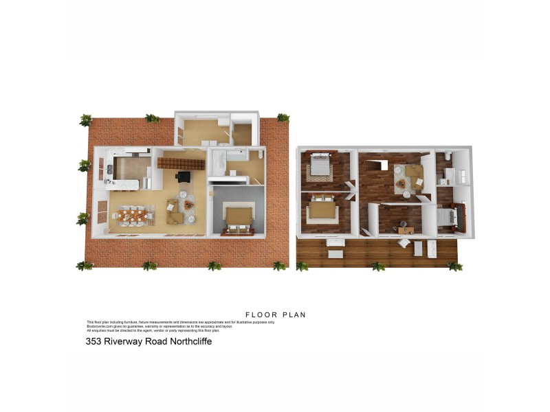 353 Riverway Road (Boorara Brook), Northcliffe WA 6262 Floorplan