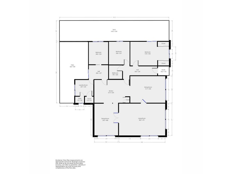 1734 Channybearup Road, Pemberton WA 6260 Floorplan