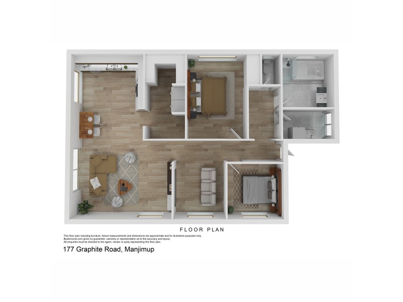 177 Graphite Road, Manjimup WA 6258 Floorplan