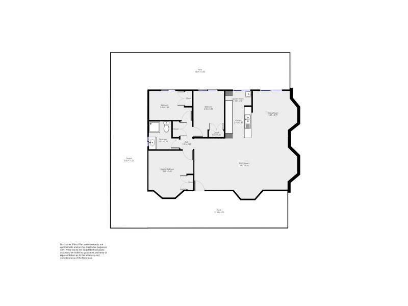 3 Wattlebird Grove, Pemberton WA 6260 Floorplan