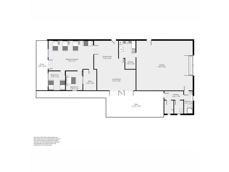 12 Brockman Street, Pemberton WA 6260 Floorplan