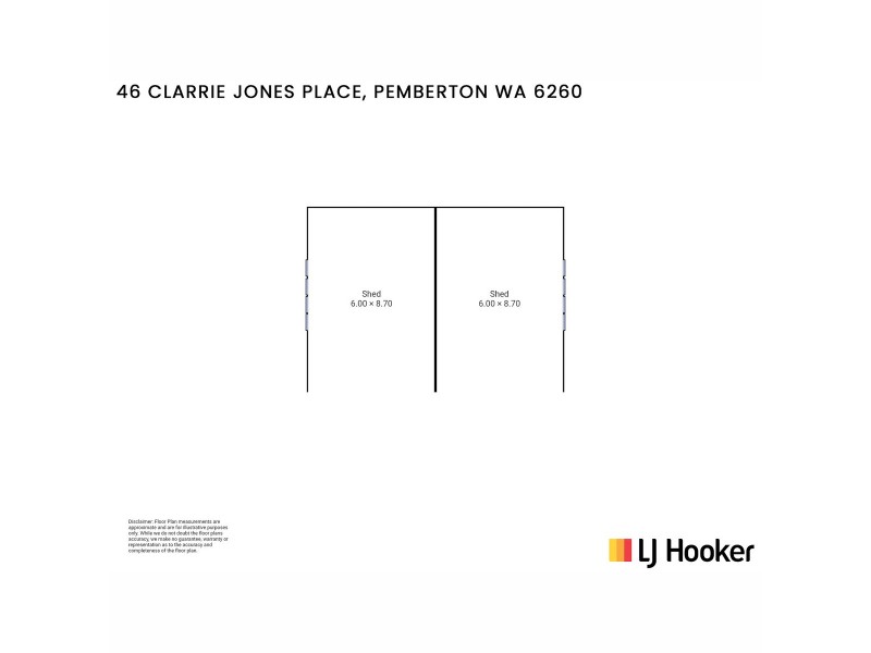 46 Clarrie Jones Place, Pemberton WA 6260 Floorplan