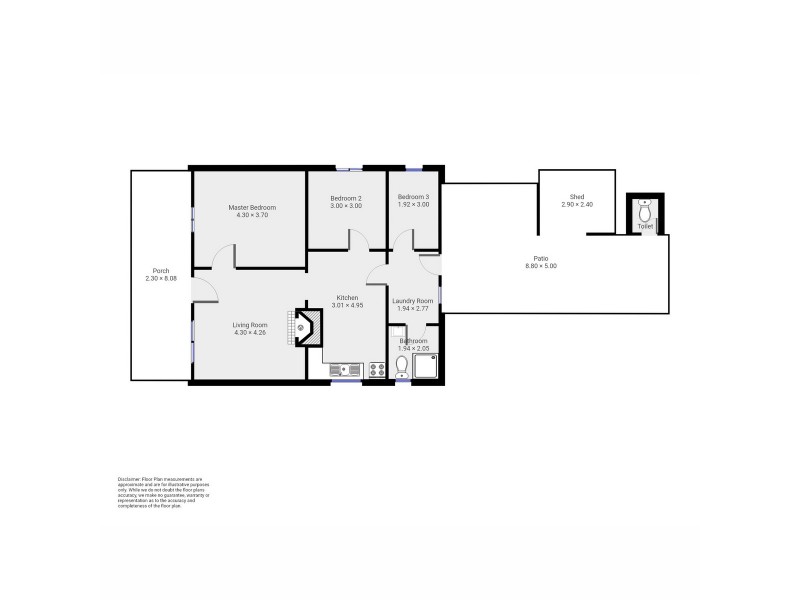 Cottage 23 Nyamup Road (Dingup), Manjimup WA 6258 Floorplan
