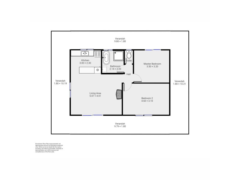 1/713 Pemberton-Northcliffe Road (Crowea), Pemberton WA 6260 Floorplan