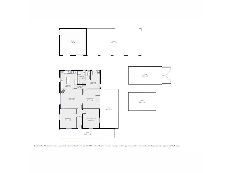 223 Riverway Road(Boorara Brook), Northcliffe WA 6262 Floorplan