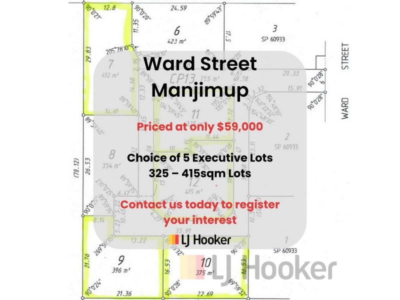 Lot 7-12 Ward Street, Manjimup WA 6258