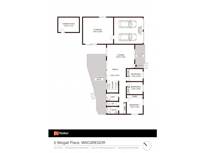 5 Weigall Place, Macgregor ACT 2615 Floorplan