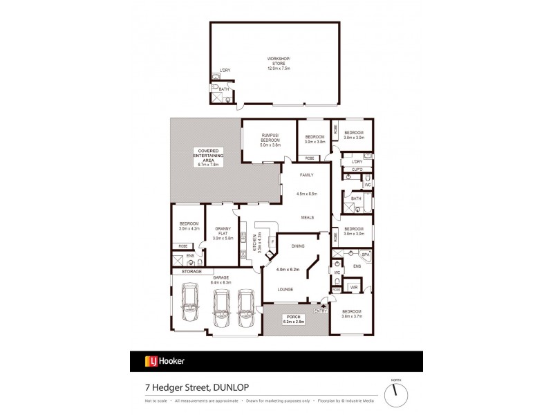 7 Hedger Street, Dunlop ACT 2615 Floorplan