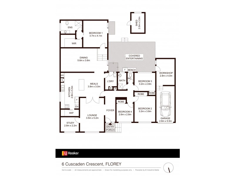6 Cuscaden Crescent, Florey ACT 2615 Floorplan