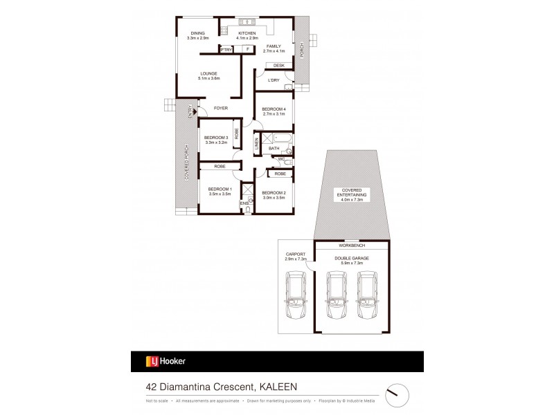42 Diamantina Crescent, Kaleen ACT 2617 Floorplan