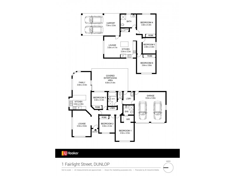 1A & 1B Fairlight Street, Dunlop ACT 2615 Floorplan