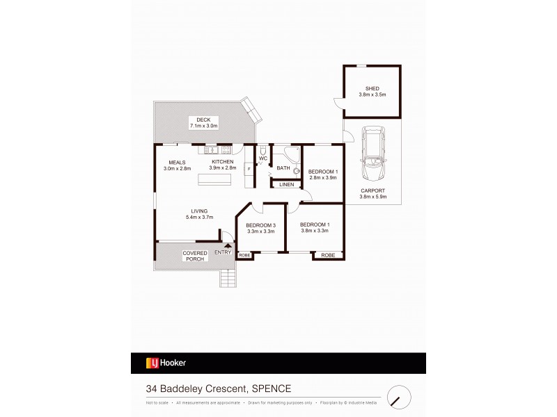 34 Baddeley Crescent, Spence ACT 2615 Floorplan
