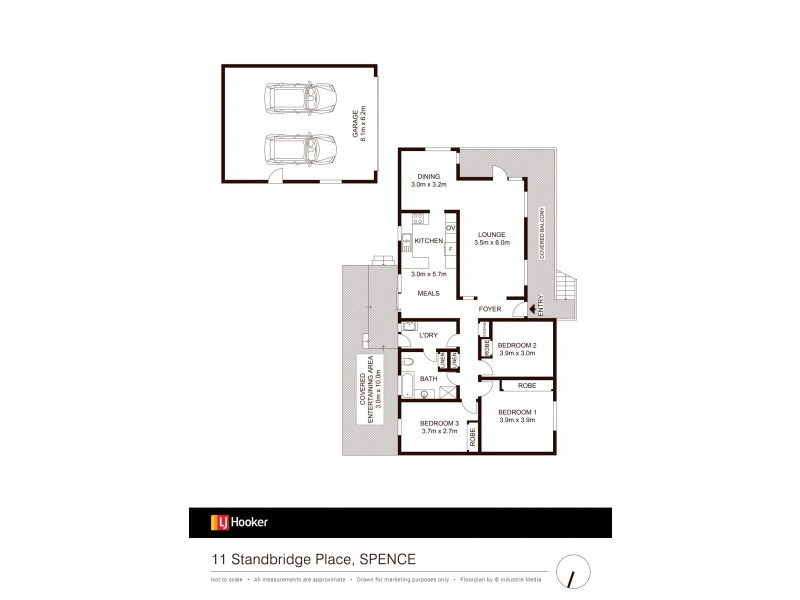 11 Standbridge Place, Spence ACT 2615 Floorplan