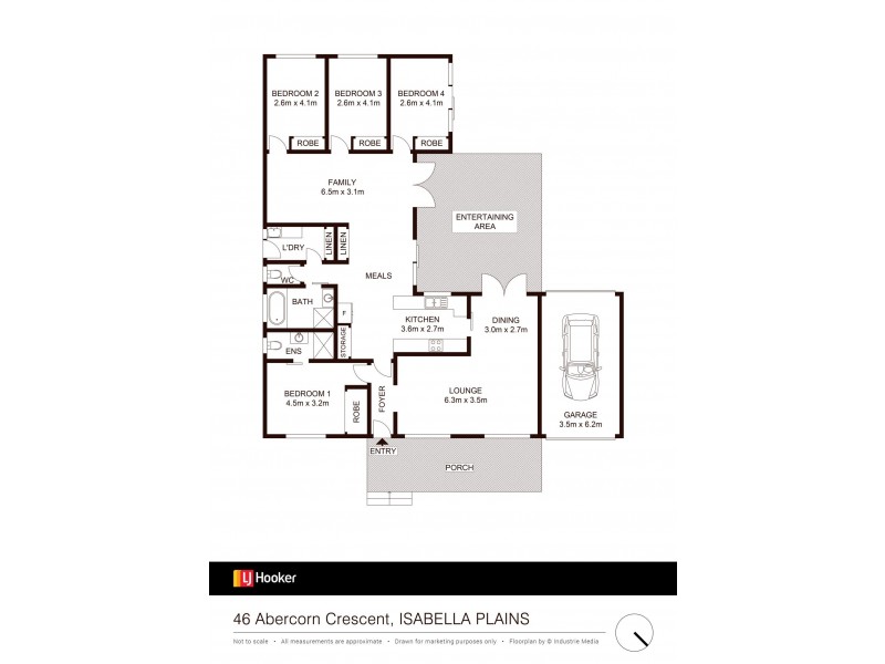 46 Abercorn Crescent, Isabella Plains ACT 2905 Floorplan