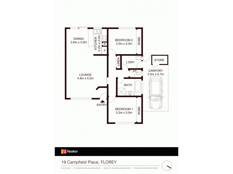 19 Camfield Place, Florey ACT 2615 Floorplan