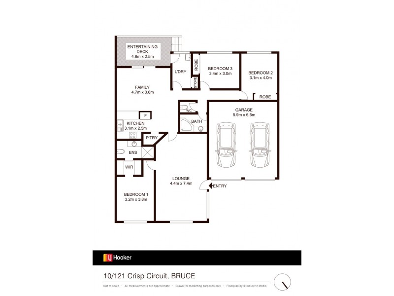 10/121 Crisp Circuit, Bruce ACT 2617 Floorplan
