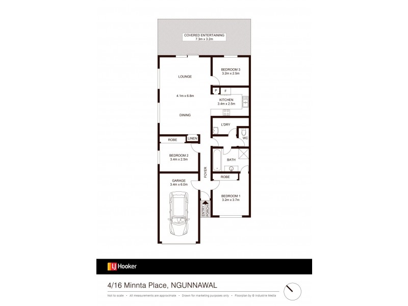 4/16 Minnta Place, Ngunnawal ACT 2913 Floorplan