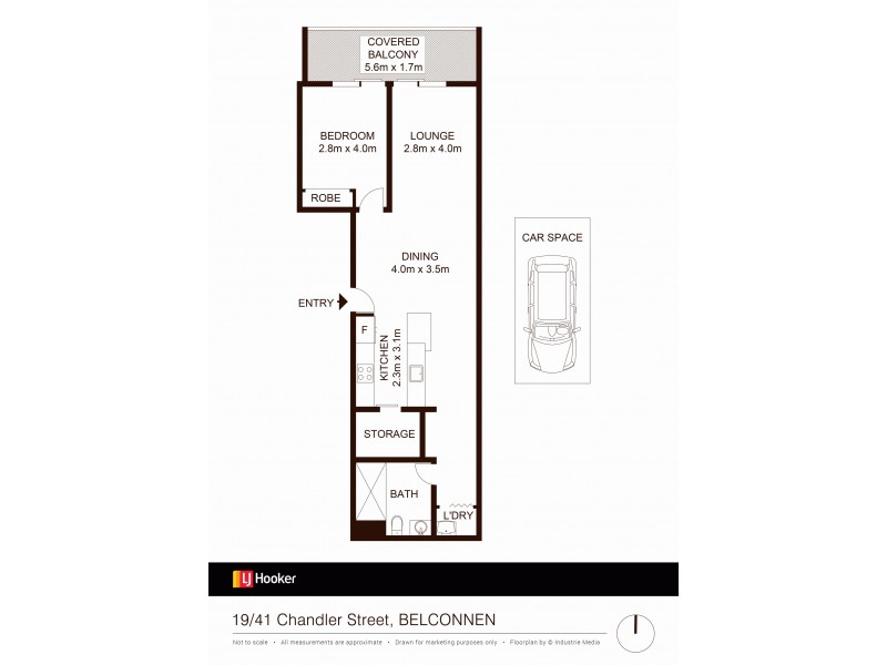 19/41 Chandler Street, Belconnen ACT 2617 Floorplan
