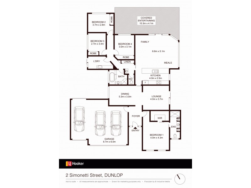 2 Simonetti Street, Dunlop ACT 2615 Floorplan