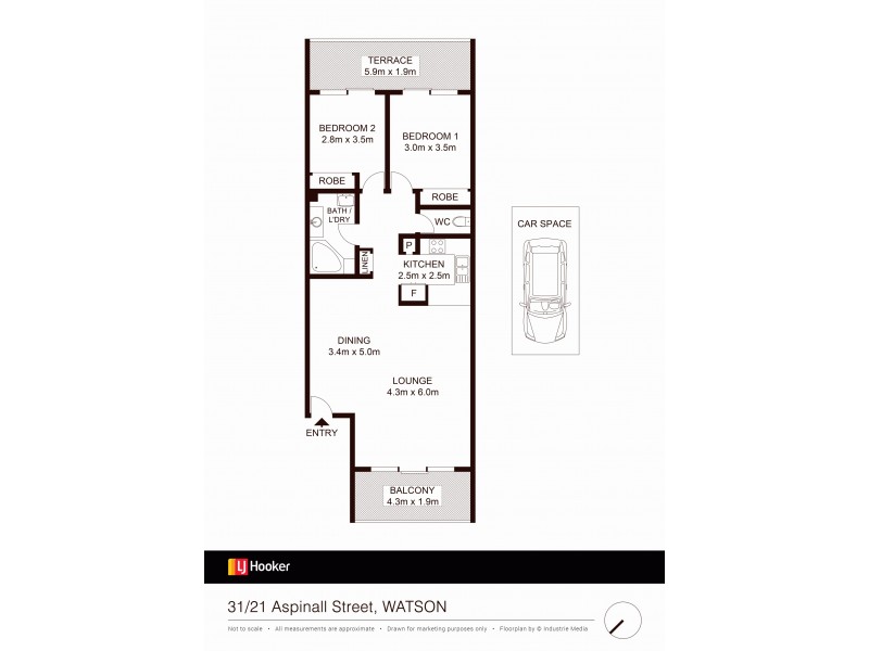31/21 Aspinall Street, Watson ACT 2602 Floorplan