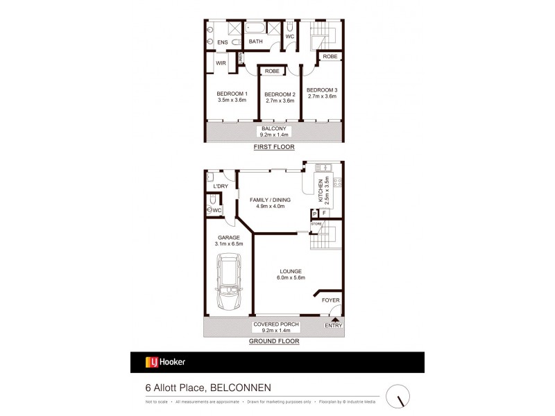 6 Allott Place, Belconnen ACT 2617 Floorplan