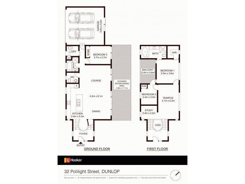 32 Polilight Street, Dunlop ACT 2615 Floorplan