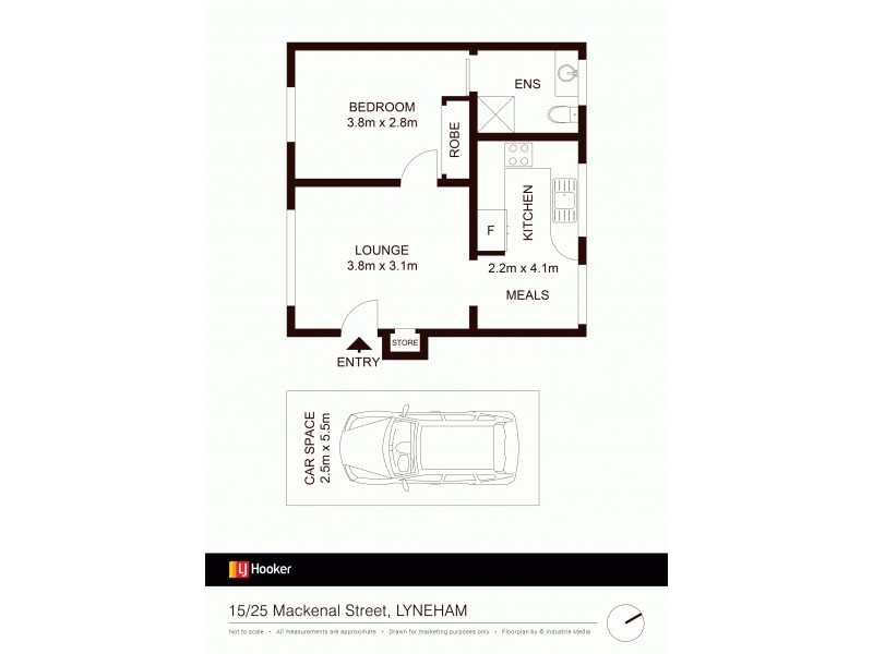 15/25 Mackennal Street, Lyneham ACT 2602 Floorplan