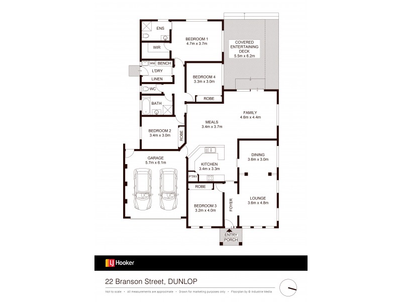 22 Branson Street, Dunlop ACT 2615 Floorplan