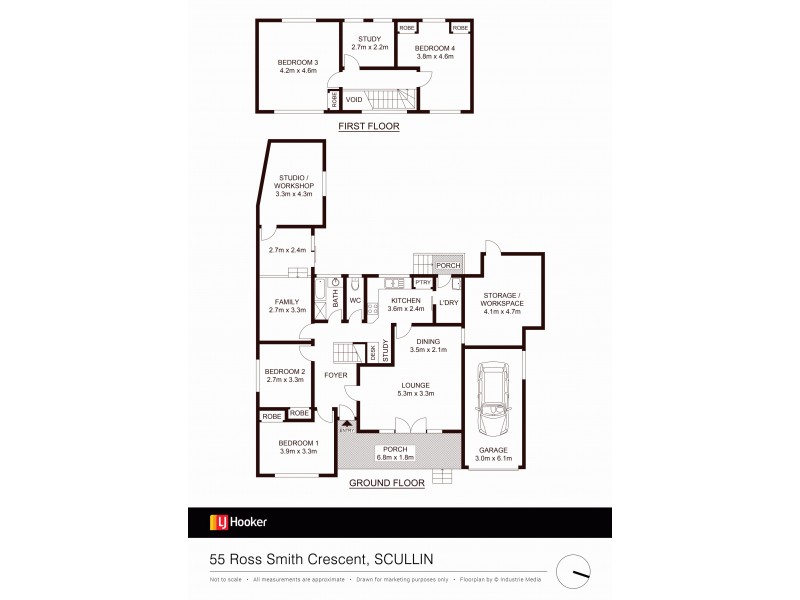 55 Ross Smith Crescent, Scullin ACT 2614 Floorplan