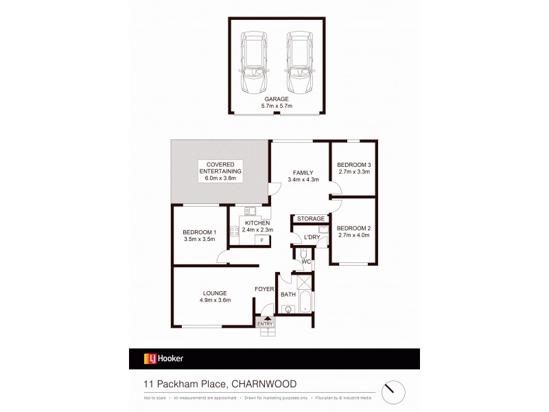 11 Packham Place, Charnwood ACT 2615 Floorplan