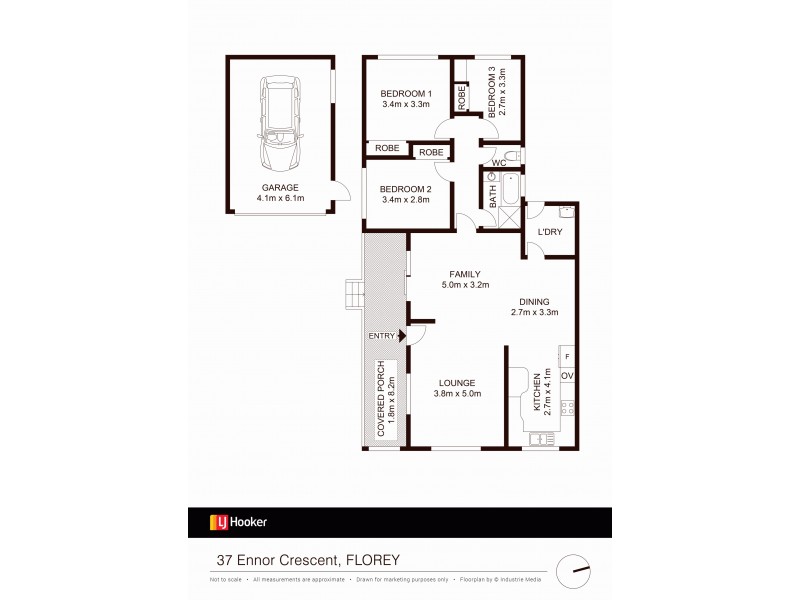 37 Ennor Crescent, Florey ACT 2615 Floorplan