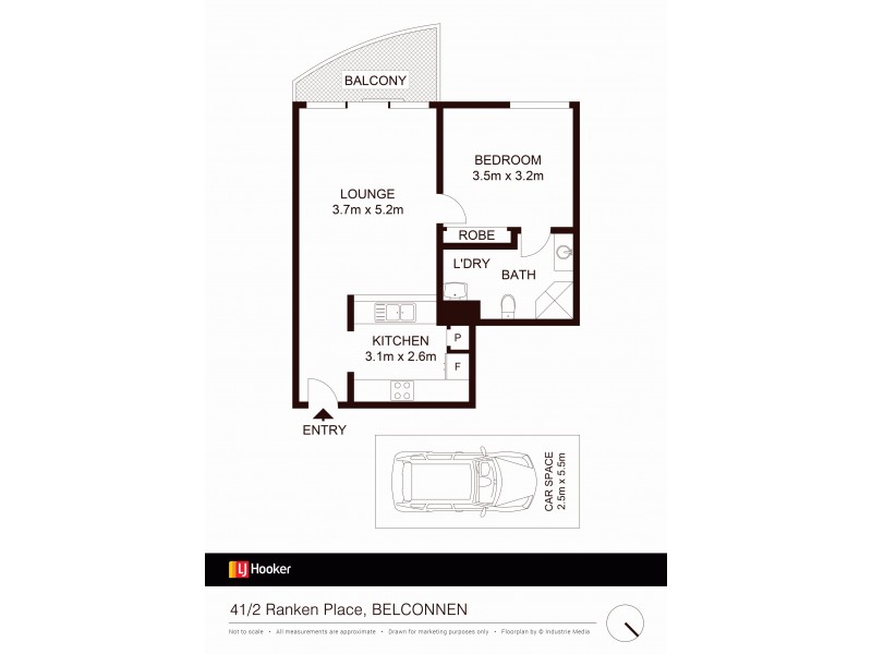 41/2 Ranken Place, Belconnen ACT 2617 Floorplan