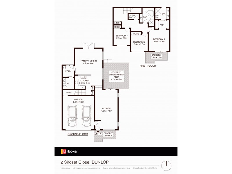 2 Siroset Close, Dunlop ACT 2615 Floorplan