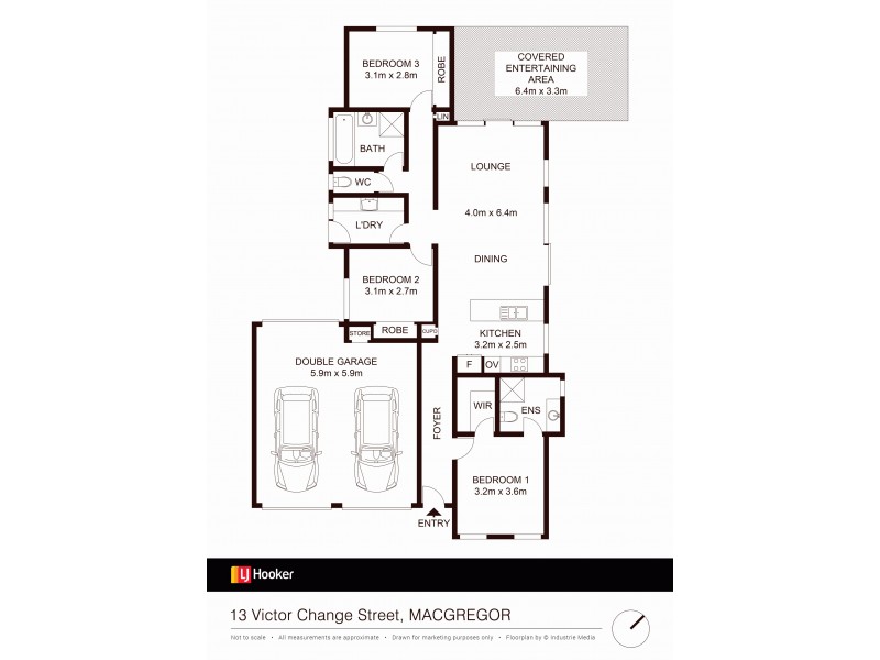 13 Victor Chang Street, Macgregor ACT 2615 Floorplan