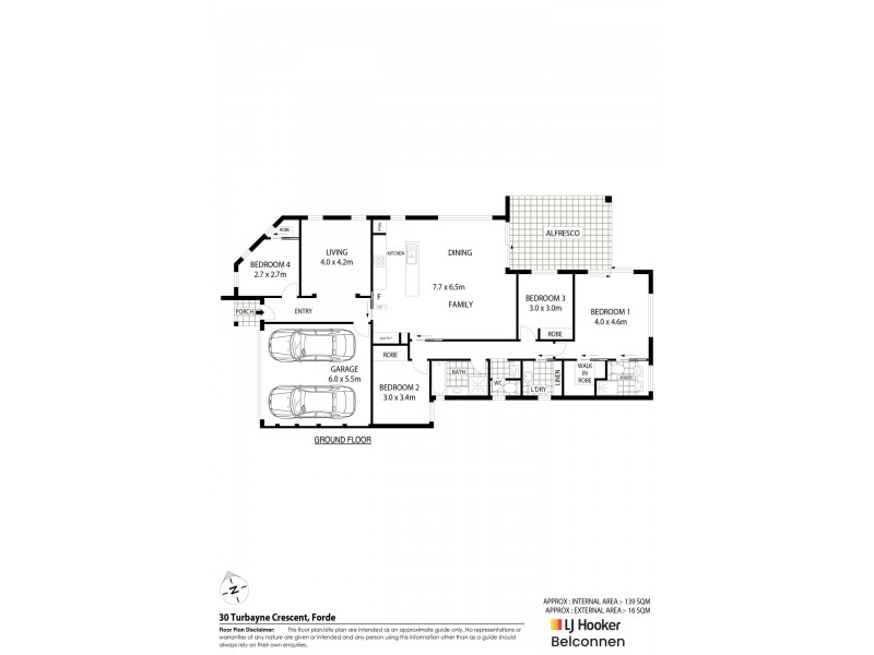 30 Turbayne Crescent, Forde ACT 2914 Floorplan