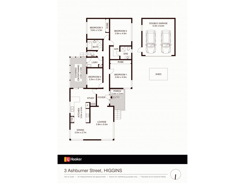 3 Ashburner Street, Higgins ACT 2615 Floorplan