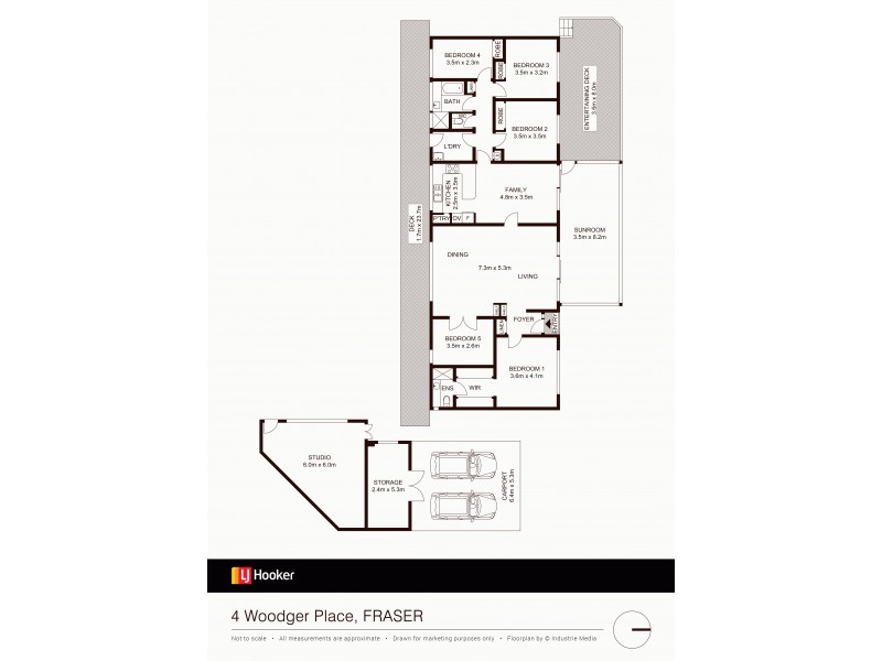 4 Woodger Place, Fraser ACT 2615 Floorplan