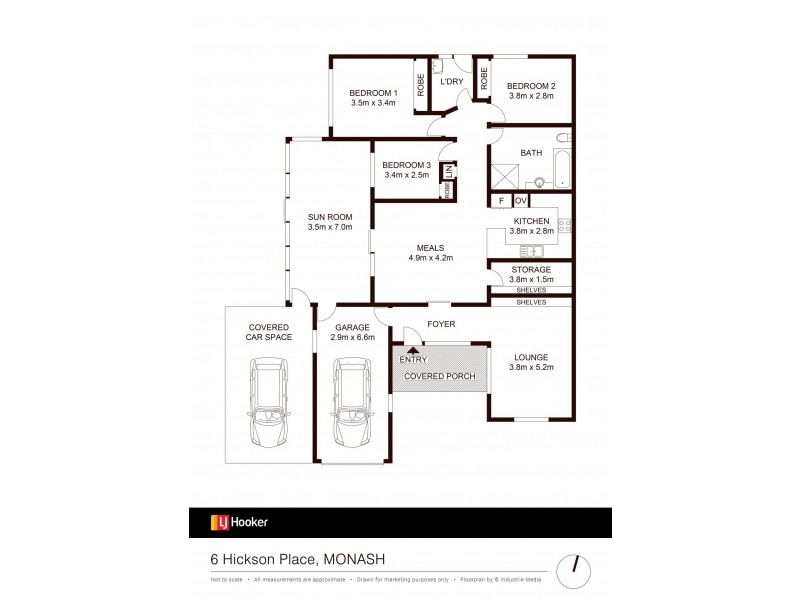 6 Hickson Place, Monash ACT 2904 Floorplan