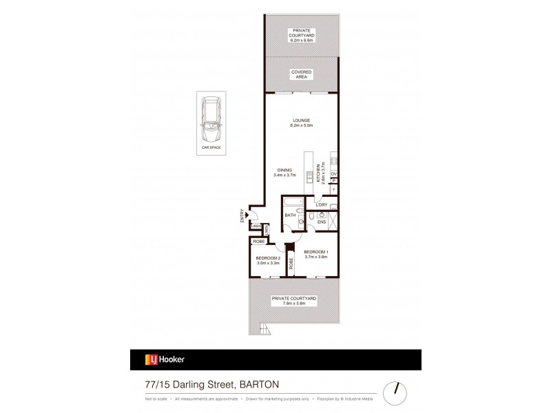 77/15 Darling Street, Barton ACT 2600 Floorplan